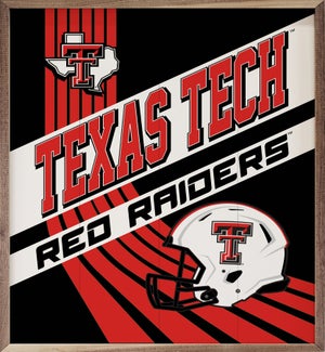 Striped Poster Texas Tech University